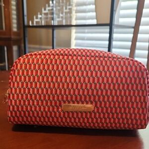 Bvlgari Red and Green Woven Bag